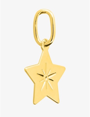 Pendentif or jaune 375 ‰ en...