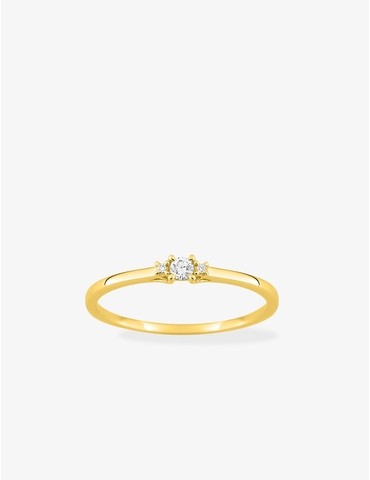 Bague solitaire rond...
