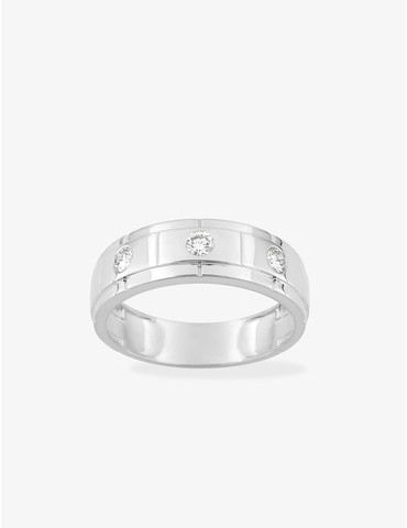 Bague diamants synthétiques...