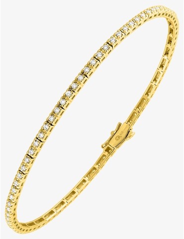 Bracelet rivière or 375 ‰...