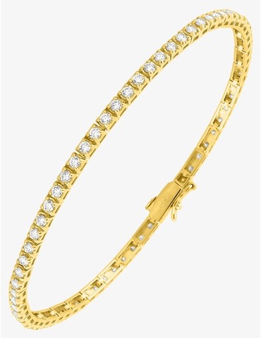 Bracelet rivière or 375 ‰...