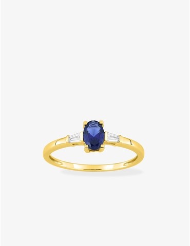 Bague en or jaune 750 ‰,...