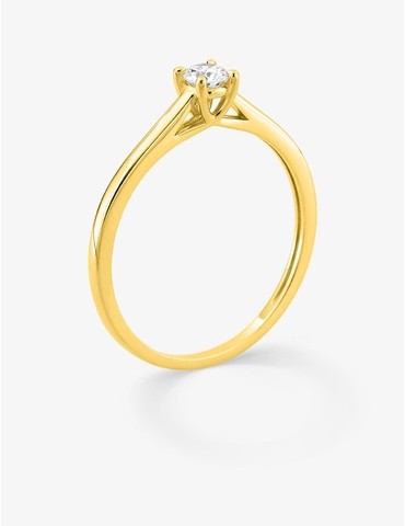 Bague solitaire diamant...