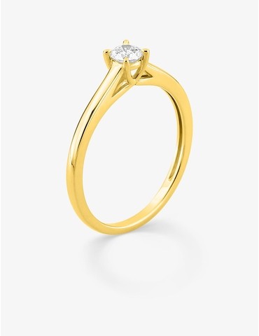 Bague solitaire diamant...