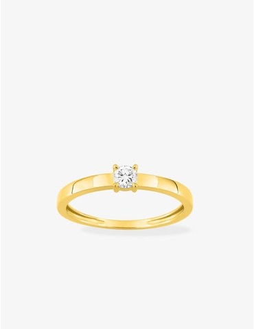 Bague solitaire diamant...