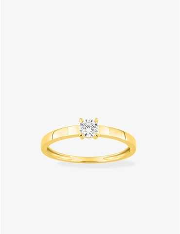 Bague solitaire diamant...