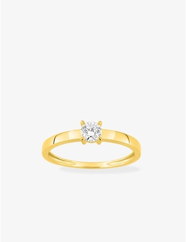 Bague solitaire diamant...