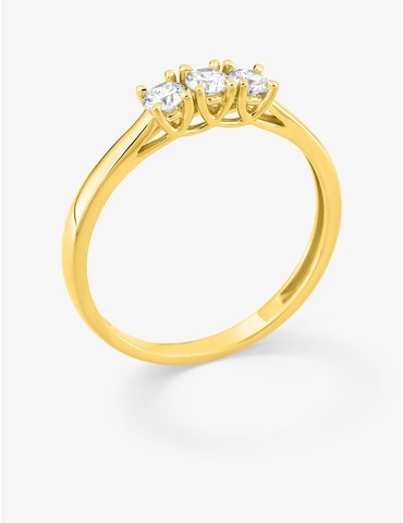 Bague diamants synthétiques...
