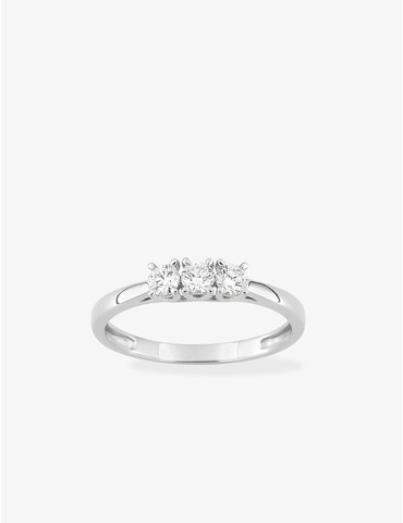 Bague diamants synthétiques...