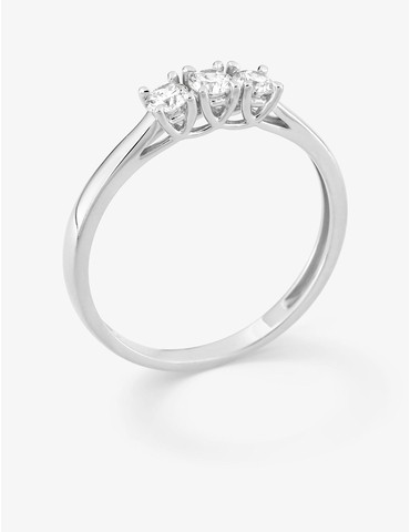 Bague diamants synthétiques...