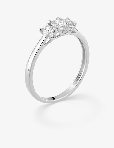 Bague trilogie diamants...