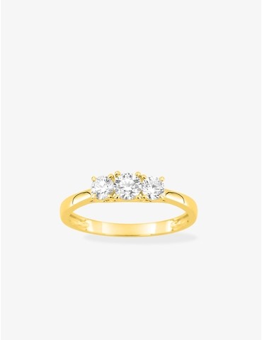 Bague trilogie diamants...