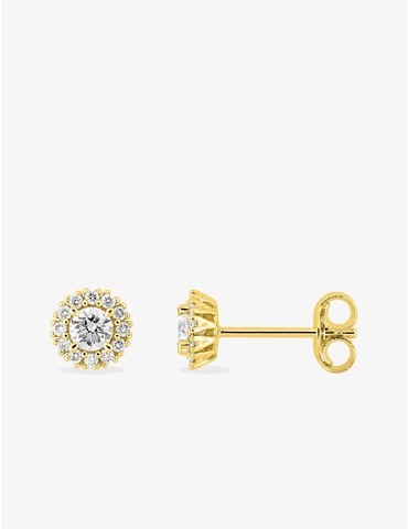 Boucles d'oreilles clou or...