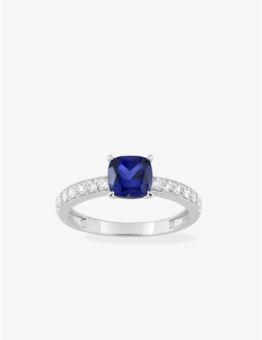 Bague saphir synthétique...