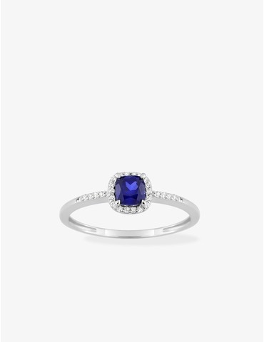 Bague saphir synthétique...