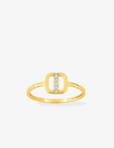 Bague en or jaune 750‰...
