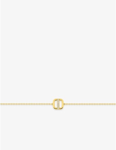 Bracelet en or jaune 750‰...