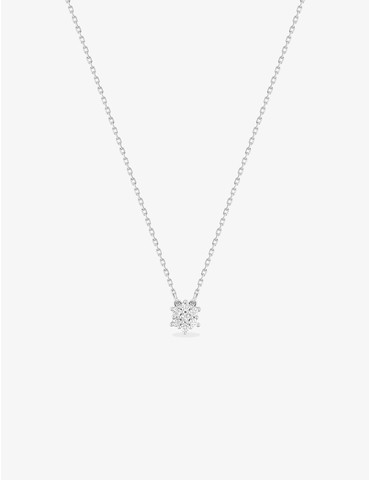 Collier en or blanc 375‰...