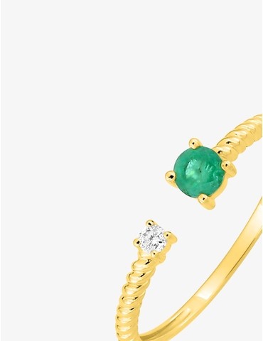 Bague en or jaune 375‰...