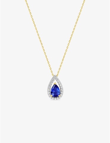 Collier or 375 ‰ jaune et...