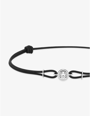 Bracelet corde noire avec...
