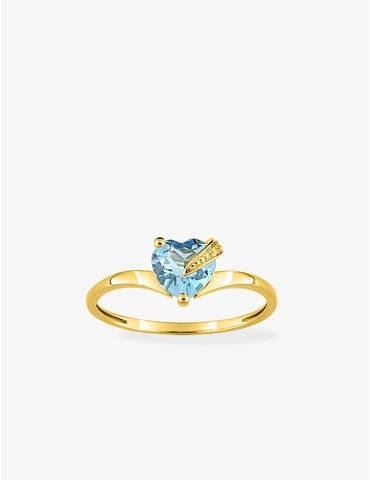 Bague or 375 ‰ jaune avec...