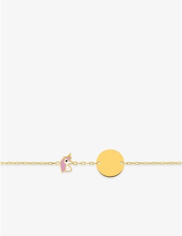 Gourmette pour bébé en or...