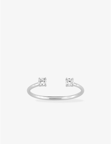 Bague semi-ouverte en or...