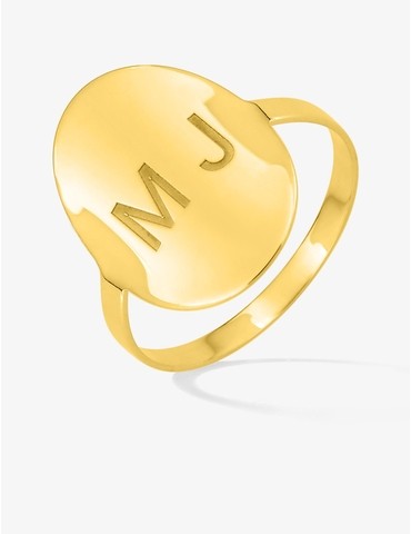 Bague en or jaune 750 ‰,...