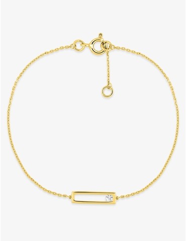 Bracelet en or jaune 750 ‰,...