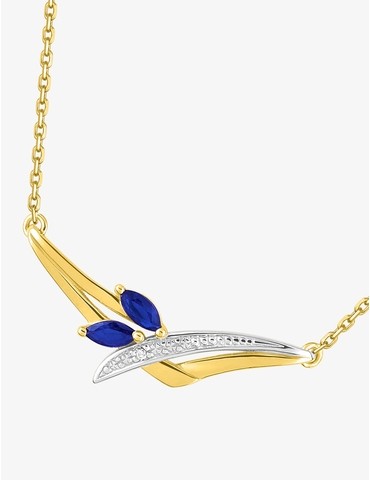 Collier en or bicolore 750...
