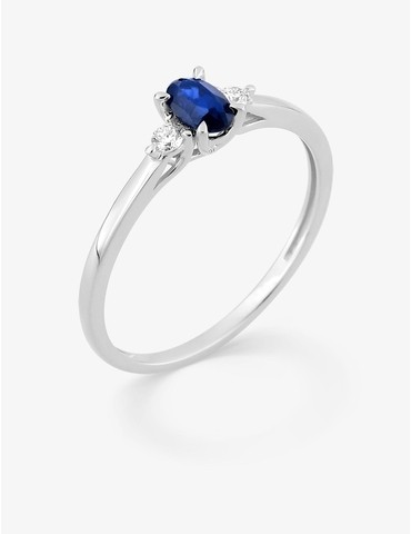 Bague saphir synthétique...