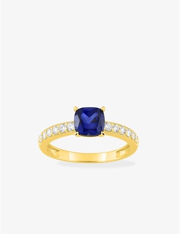 Bague saphir synthétique...
