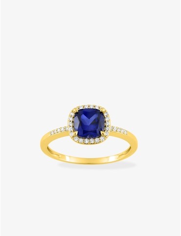 Bague saphir synthétique...
