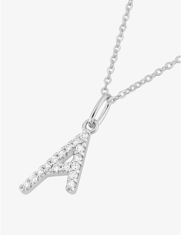 Collier initiale lettre "A"...