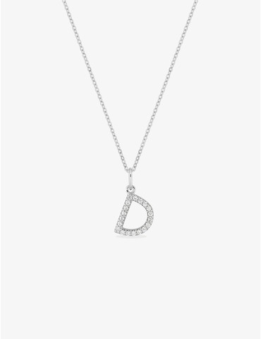 Collier initiale lettre "D"...