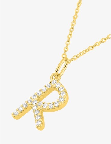Collier initiale lettre "R"...