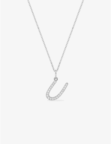 Collier initiale lettre "U"...