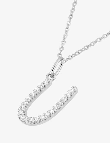 Collier initiale lettre "U"...