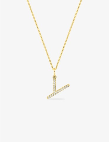 Collier initiale lettre "Y"...