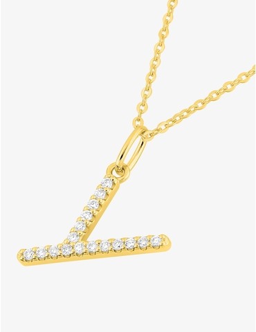 Collier initiale lettre "Y"...