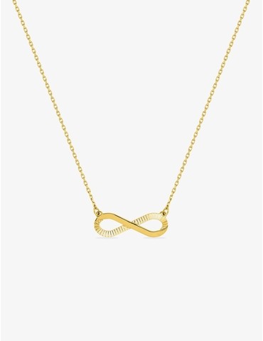 Collier motif infini en or...