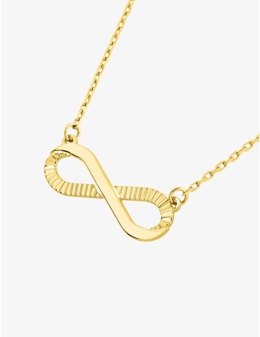Collier motif infini en or...