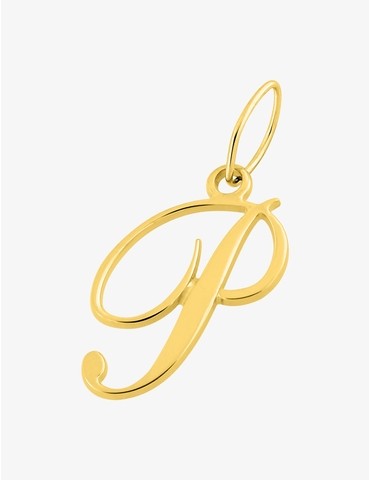 Pendentif lettre P anglaise...