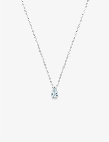 Collier or 750 ‰ blanc avec...