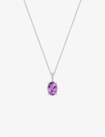 Collier or 750 ‰ blanc...
