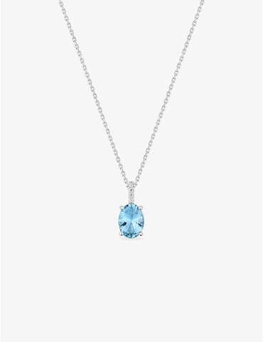 Collier or 750 ‰ blanc...