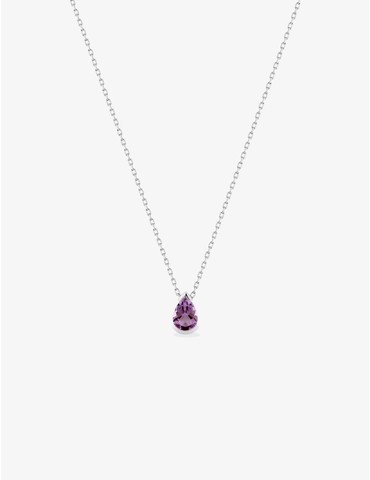 Collier or 375 ‰ blanc avec...