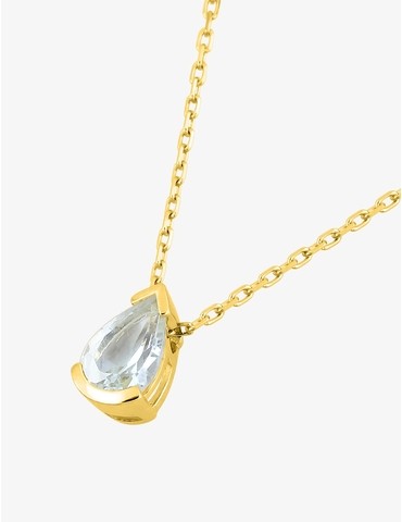 Collier or 375 ‰ jaune avec...
