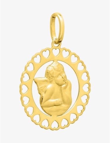 Médaille or 375 ‰ jaune...